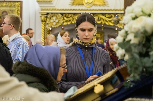 В канун Недели 26-й по Пятидесятнице Патриарший Экзарх возглавил всенощное бдение в Свято-Духовом кафедральном соборе города Минска