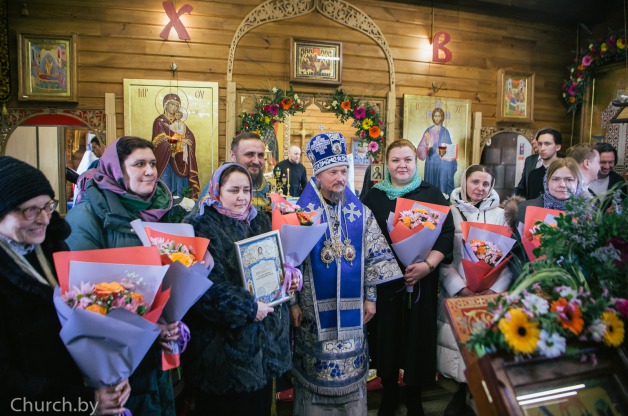 Патриарший Экзарх возглавил престольное торжество храма святого равноапостольного Николая Японского города Минска